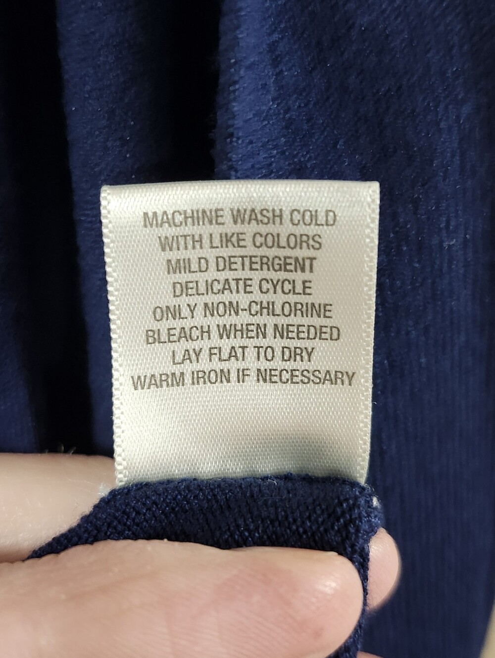 dressbarn Navy Short-Sleeve Open Cardigan - Picture 5 of 5
